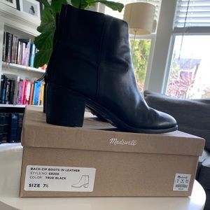 Madewell Black booties